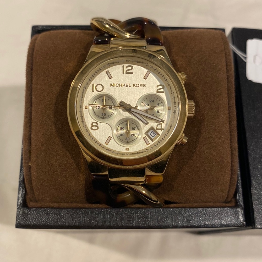 Michael Kors Brown and Gold Womens Watch